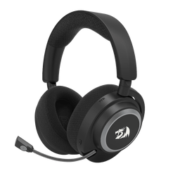 Redragon H891 Wireless Gaming Headset, Tri-Mode (2.4G/BT/Wired), 65H Battery, 50mm Drivers & 7.1 Surround Sound, Noise-Cancelling Retractable Mic, Compatible with PC, PS5, NS, Mac, Mobile