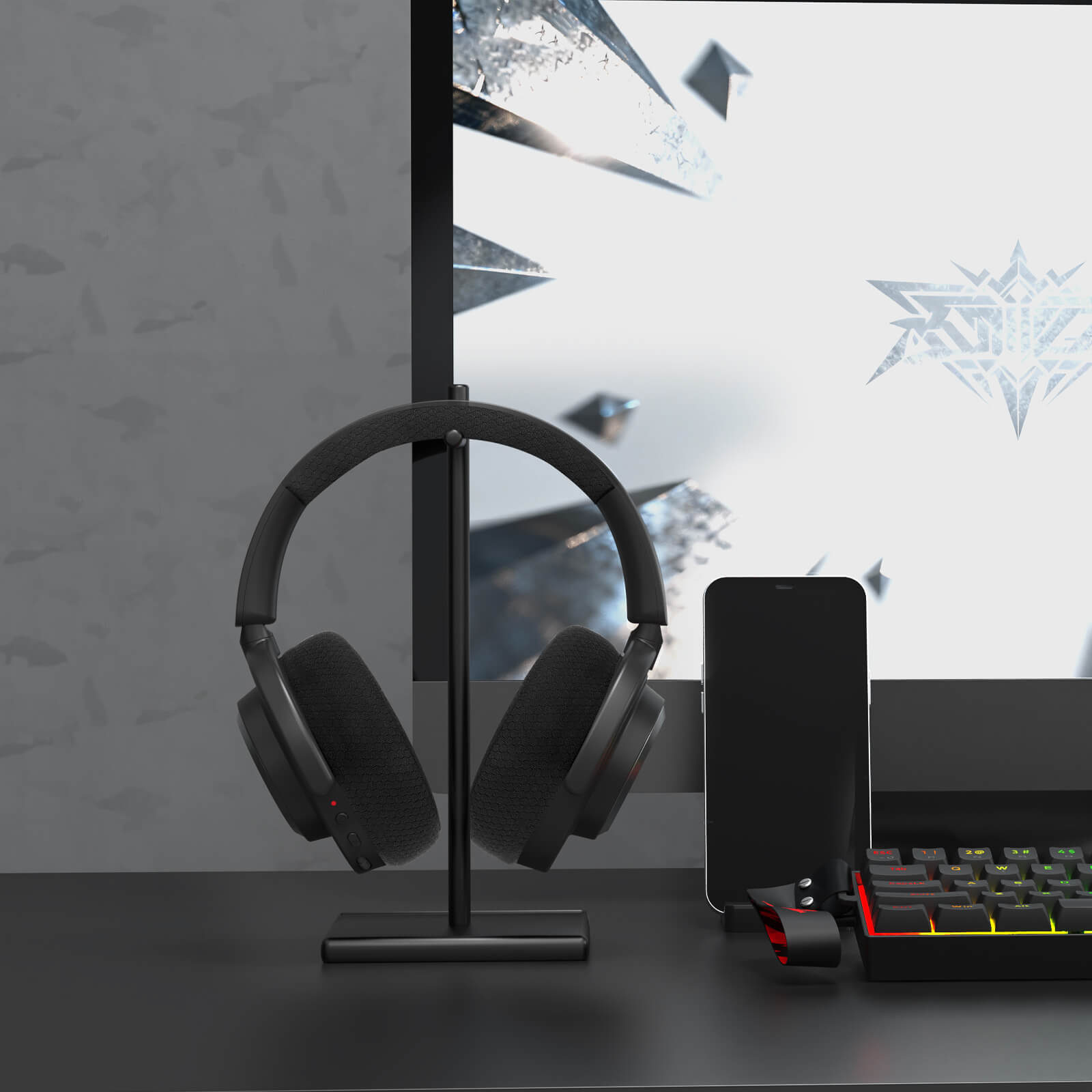 Redragon H891 Wireless Gaming Headset, Tri-Mode (2.4G/BT/Wired), 65H Battery, 50mm Drivers & 7.1 Surround Sound, Noise-Cancelling Retractable Mic, Compatible with PC, PS5, NS, Mac, Mobile