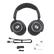 Redragon H891 Wireless Gaming Headset, Tri-Mode (2.4G/BT/Wired), 65H Battery, 50mm Drivers & 7.1 Surround Sound, Noise-Cancelling Retractable Mic, Compatible with PC, PS5, NS, Mac, Mobile