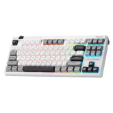 Redragon K729 PRO 80% Wireless Gasket RGB Gaming Keyboard, 3-Mode TKL Mechanical Keyboard w/Knob Control, Mix-Color PBT Keycaps, Hot-Swap South-Facing Socket & 5-Layer Dampener, Custom Silent Switch 
| show