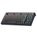 Mechanical keyboard with RGB lighting on a black background