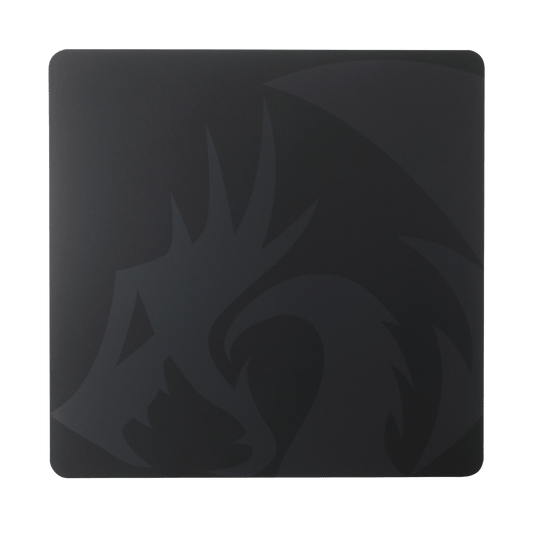 Redragon PG1M Glass Mouse Pad - Ultra-Smooth Precision Surface with Non-Slip Base, Easy to Clean, Hard Mousepad for Gaming - 330 x 330 x 3.7mm, Black | show