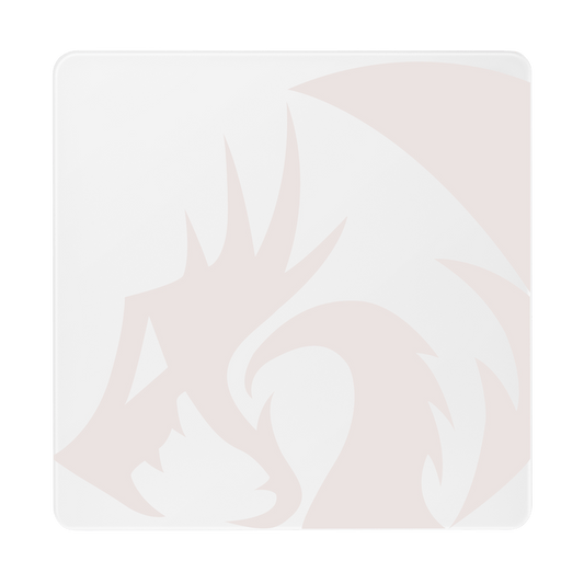 Redragon PG1M Glass Mouse Pad - Ultra-Smooth Precision Surface with Non-Slip Base, Easy to Clean, Hard Mousepad for Gaming - 330 x 330 x 3.7mm, White | show
