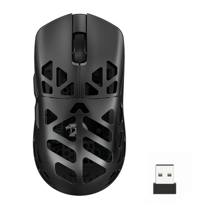 REDRAGON M997 Gaming Mouse, 2.4GHz/BT/Wired, Black, Magnesium Alloy