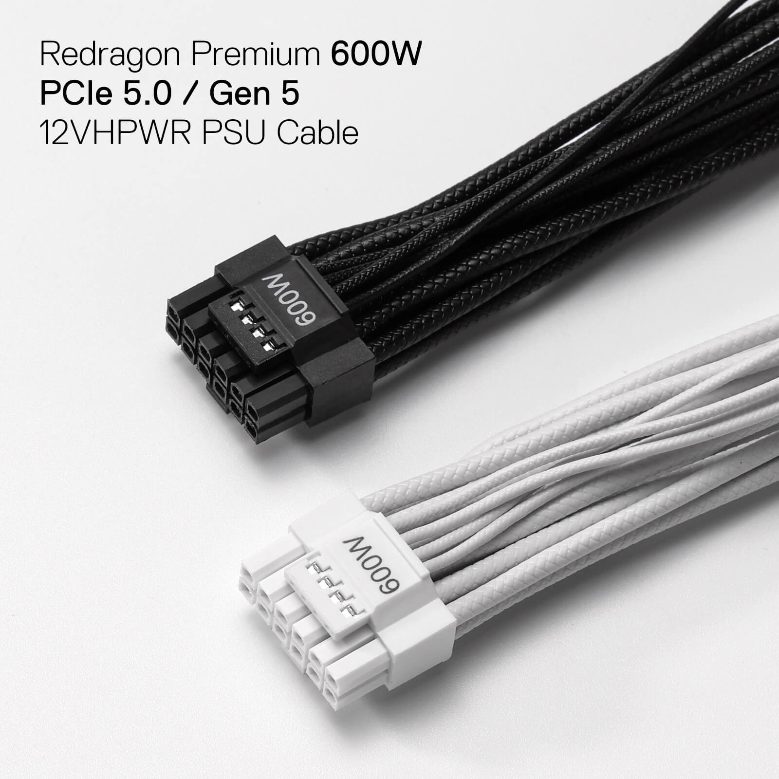 Redragon PSU007 Premium 600W PCI-e 5.0 GPU Power Cable – Redragonshop