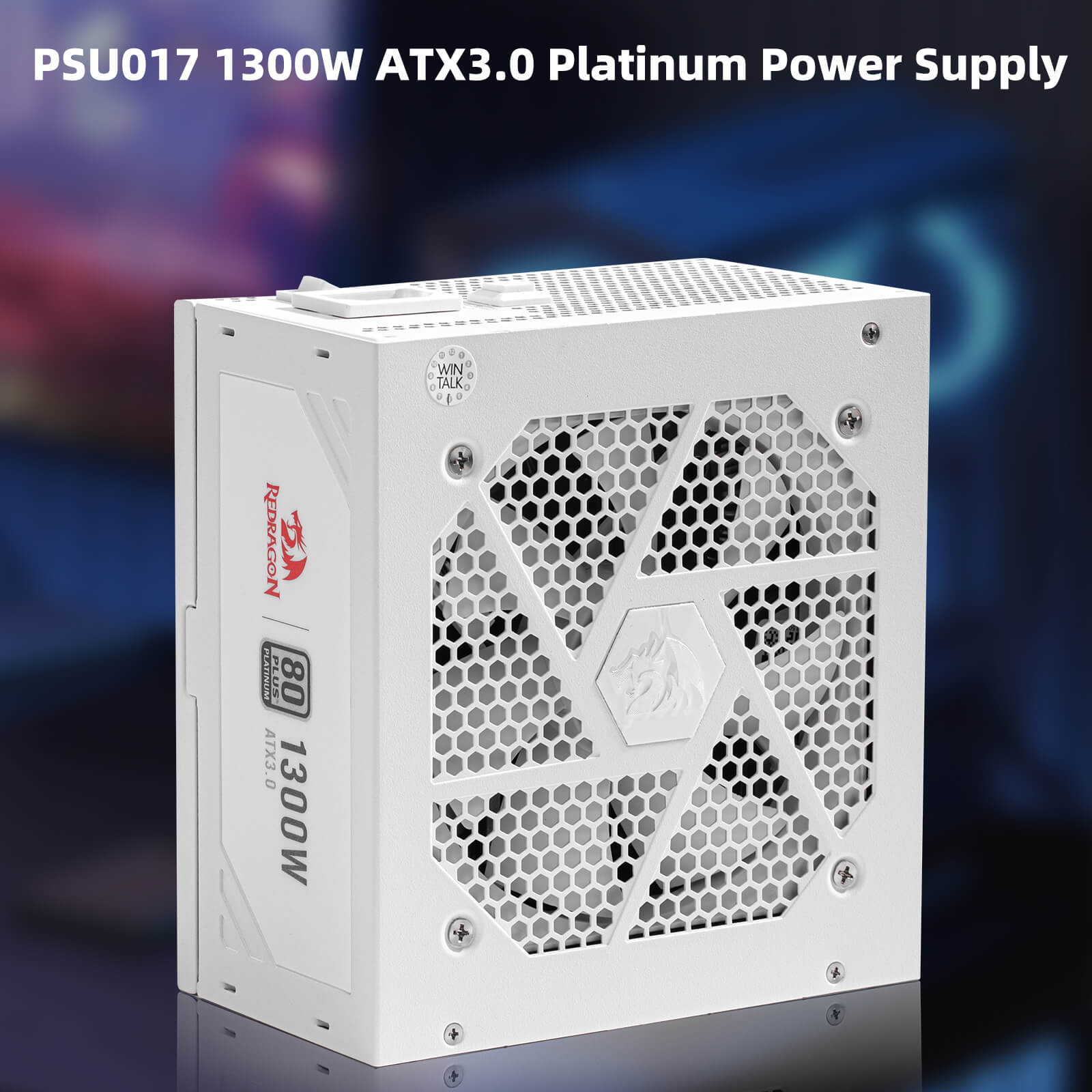  Redragon PSU006 80+ Gold 750 Watt ATX Fully Modular Power  Supply w/ 80 Plus Gold Certified, Compact 160mm Size and Low Noise RGB Fan  0 RPM, 100% Japanese Capacitors, Full Mod Cables, White : Electronics