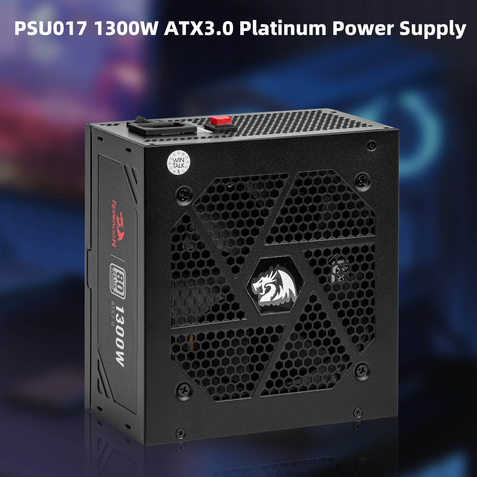 PSU018 80+ Platinum 1300 Watt ATX 3.0 Fully Modular Power Supply