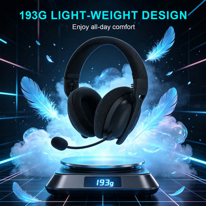 Redragon H819 Gaming Headset, 2.4GHz/BT/Wired, Black