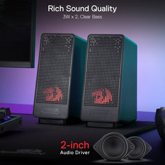 Redragon RANCH GS513 Wired Desktop PC Gaming Speaker