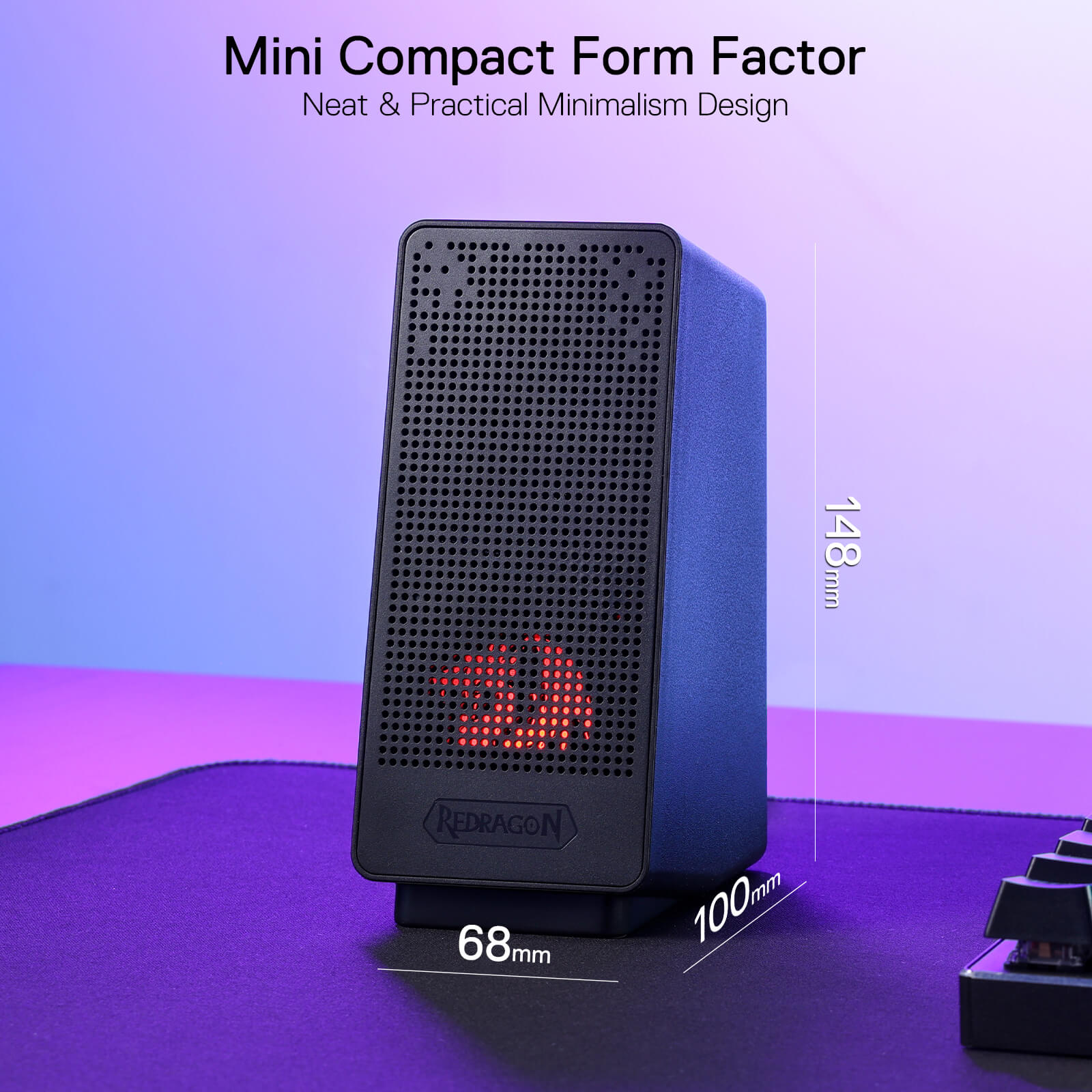 Redragon RANCH GS513 Wired Desktop PC Gaming Speaker