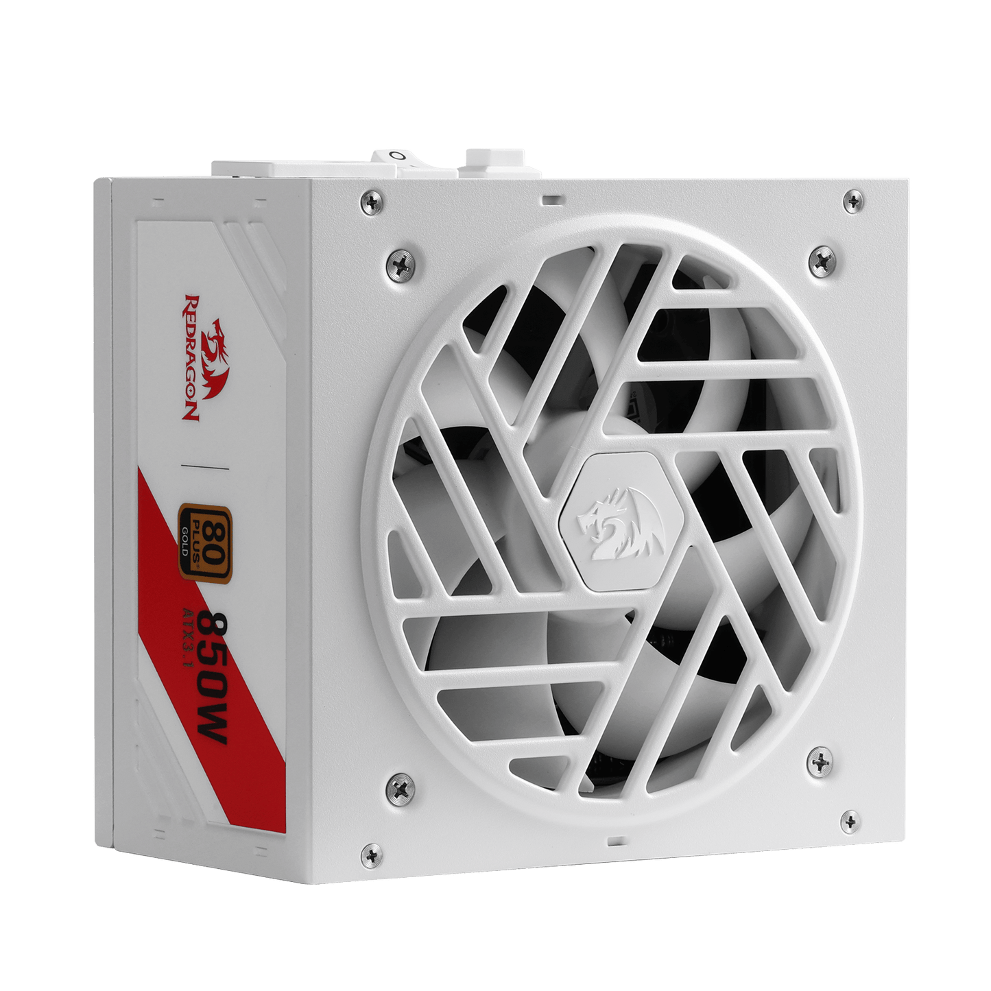 Redragon RGPS-850W PRO 80+ Gold 850 Watt Power Supply w/Upgraded ATX 3.1 & PCIe 5.1 Fully Modular, Compact 160mm Size, Smart ECO Low Noise Fan, 100% Japanese Capacitors, Full Mod Cables