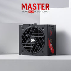 Redragon RGPS-850W PRO 80+ Gold 850 Watt Power Supply w/Upgraded ATX 3.1 & PCIe 5.1 Fully Modular, Compact 160mm Size, Smart ECO Low Noise Fan, 100% Japanese Capacitors, Full Mod Cables