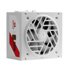 Redragon RGPS-850W PRO 80+ Gold 850 Watt Power Supply w/Upgraded ATX 3.1 & PCIe 5.1 Fully Modular, Compact 160mm Size, Smart ECO Low Noise Fan, 100% Japanese Capacitors, Full Mod Cables