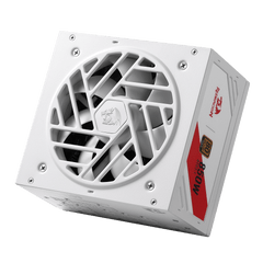 Redragon RGPS-850W PRO 80+ Gold 850 Watt Power Supply w/Upgraded ATX 3.1 & PCIe 5.1 Fully Modular, Compact 160mm Size, Smart ECO Low Noise Fan, 100% Japanese Capacitors, Full Mod Cables, white| show