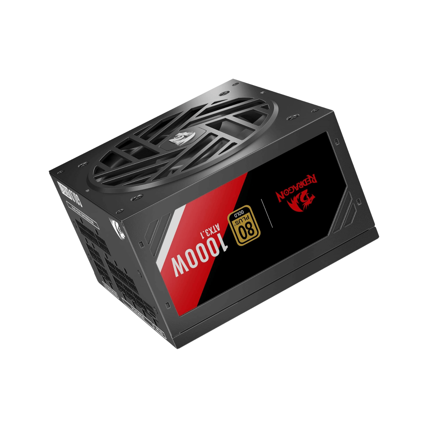 Redragon RGPS PRO 80+ Gold 1000 Watt Power Supply w/Upgraded ATX 3.1 & PCIe 5.1 Fully Modular, Compact 150mm Size, Smart ECO Low Noise Fan, 100% Japanese Capacitors, Full Mod Cables