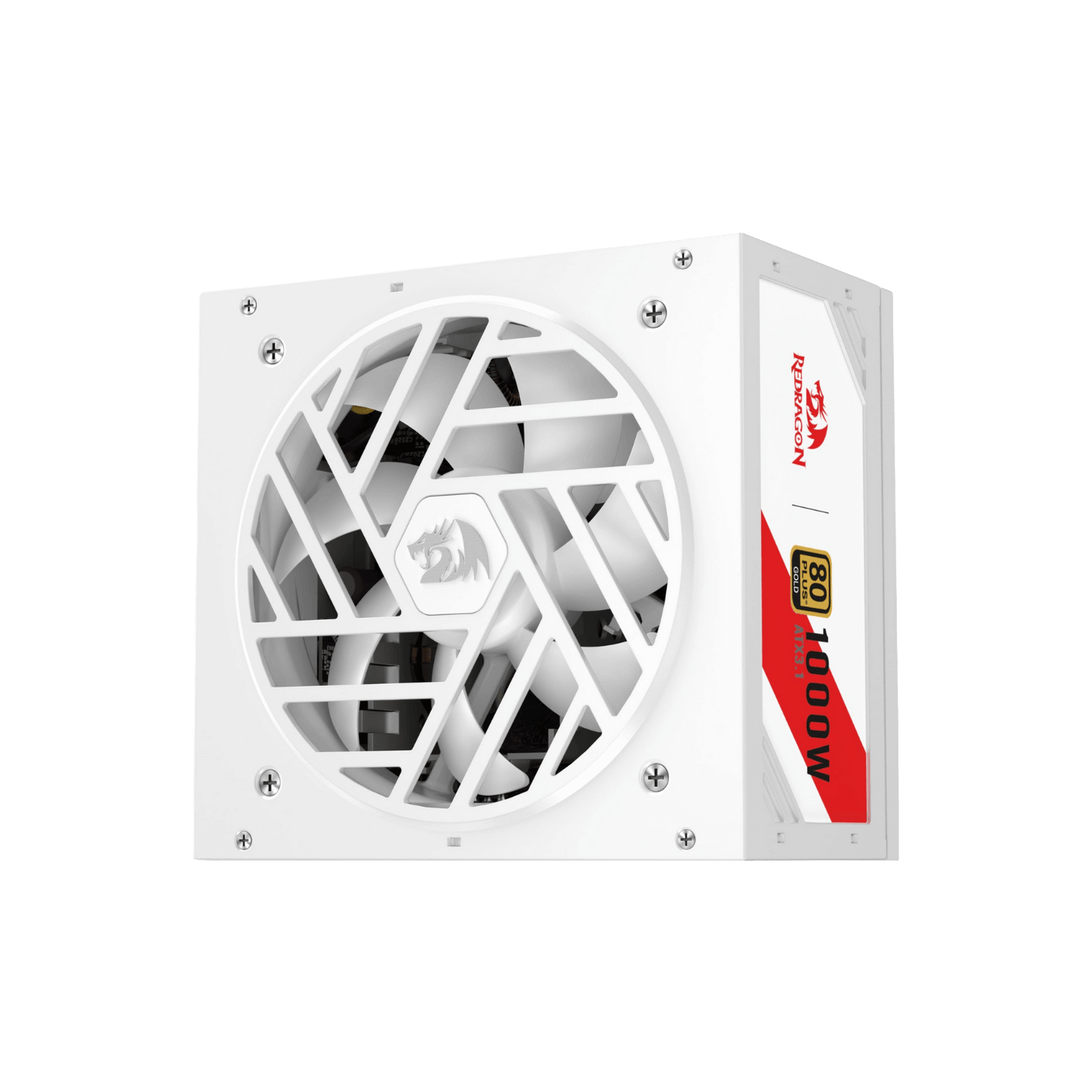 Redragon RGPS PRO 80+ Gold 1000 Watt Power Supply w/Upgraded ATX 3.1 & PCIe 5.1 Fully Modular, Compact 150mm Size, Smart ECO Low Noise Fan, 100% Japanese Capacitors, Full Mod Cables