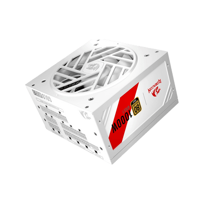 Redragon RGPS PRO 80+ Gold 1000 Watt Power Supply w/Upgraded ATX 3.1 & PCIe 5.1 Fully Modular, Compact 150mm Size, Smart ECO Low Noise Fan, 100% Japanese Capacitors, Full Mod Cables