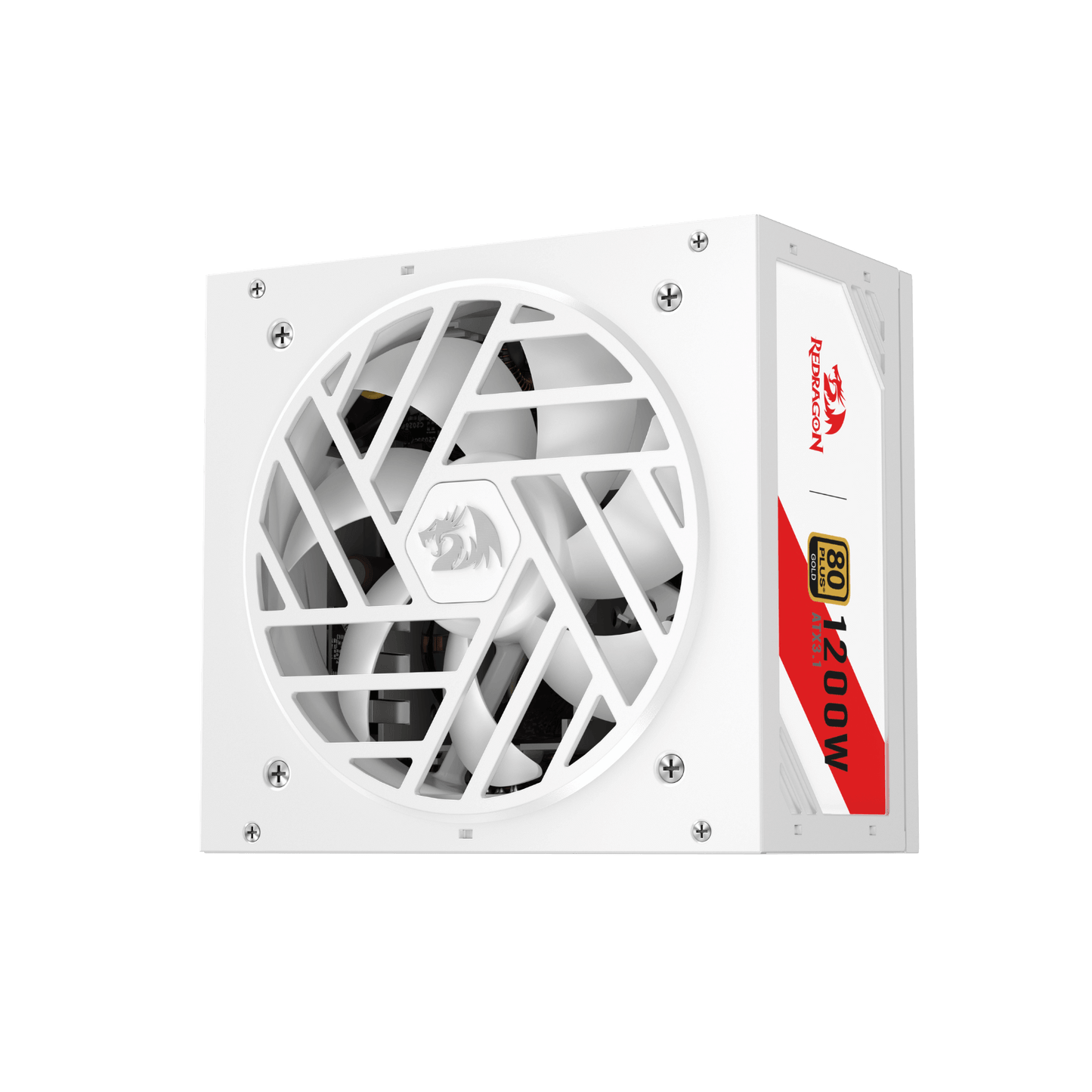 Redragon RGPS PRO 80+ Gold 1200 Watt Power Supply w/Upgraded ATX 3.1 & PCIe 5.1 Fully Modular, Compact 150mm Size, Smart ECO Low Noise Fan, 100% Japanese Capacitors, Full Mod Cables