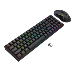 Redragon BS136 Gaming Keyboard & Mouse Combo, 75% K628 Tri-Mode Wireless RGB Mechanical Keyboard and 8000 DPI Gamer Mouse Bundle