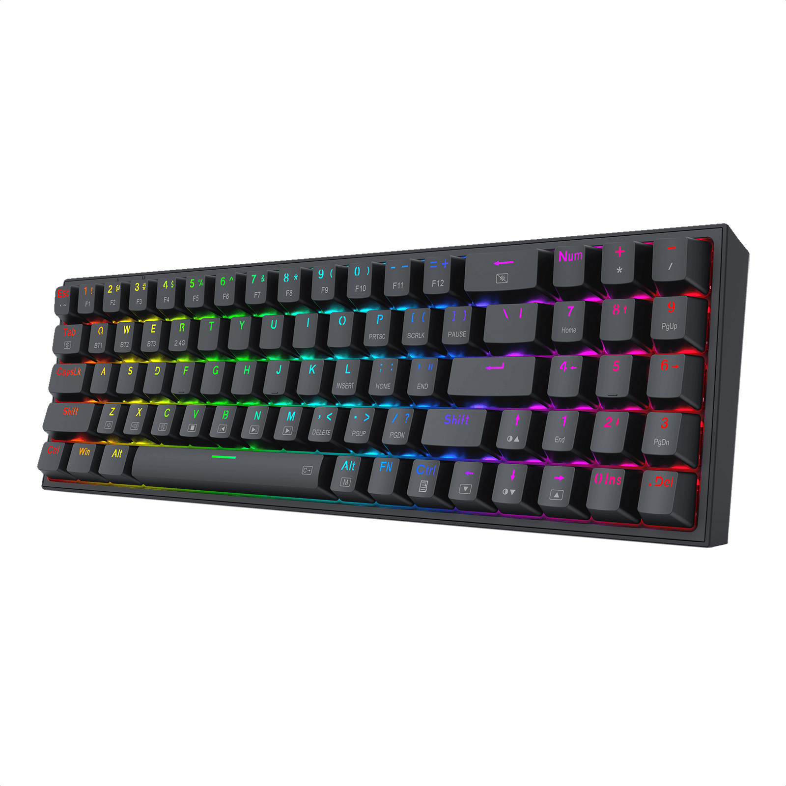 Redragon BS136 Gaming Keyboard & Mouse Combo, 75% K628 Tri-Mode Wireless RGB Mechanical Keyboard and 8000 DPI Gamer Mouse Bundle