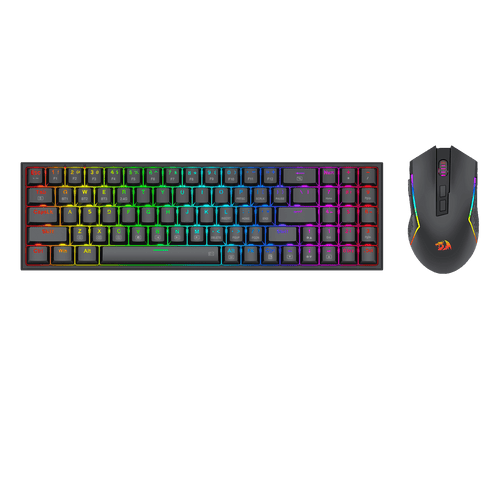 Redragon BS136 Gaming Keyboard & Mouse Combo, 75% K628 Tri-Mode Wireless RGB Mechanical Keyboard and 8000 DPI Gamer Mouse Bundle