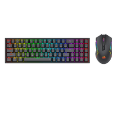 Redragon BS136 Gaming Keyboard & Mouse Combo, 75% K628 Tri-Mode Wireless RGB Mechanical Keyboard and 8000 DPI Gamer Mouse Bundle