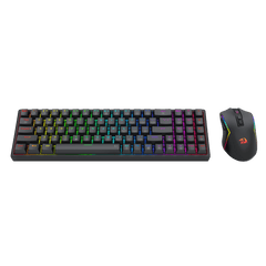 Redragon BS136 Gaming Keyboard & Mouse Combo, 75% K628 Tri-Mode Wireless RGB Mechanical Keyboard and 8000 DPI Gamer Mouse Bundle