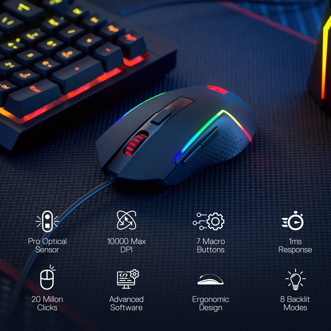Redragon S141 Wired Membrane Gaming Keyboard & Mouse Combo – Redragonshop
