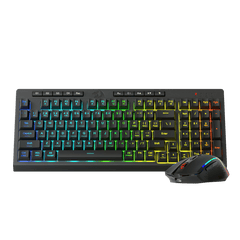 Redragon S142 Wireless Gaming Keyboard & Mouse Combo, 98 Keys K515 PRO Wireless RGB Membrane Keyboard and 4800 DPI Wireless 2.4Ghz Gaming Mouse Bundle, Convenient Shared Dongle