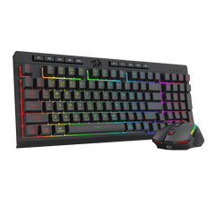 Redragon S142 Wireless Gaming Keyboard & Mouse Combo, 98 Keys K515 PRO Wireless RGB Membrane Keyboard and 4800 DPI Wireless M693 PRO Gaming Mouse Bundle