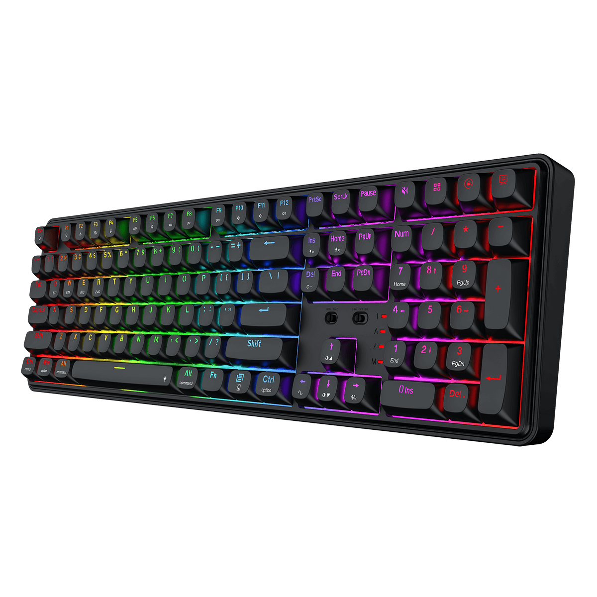 Redragon S163 Wireless Gaming Keyboard & Mouse Combo (3-Mode ...