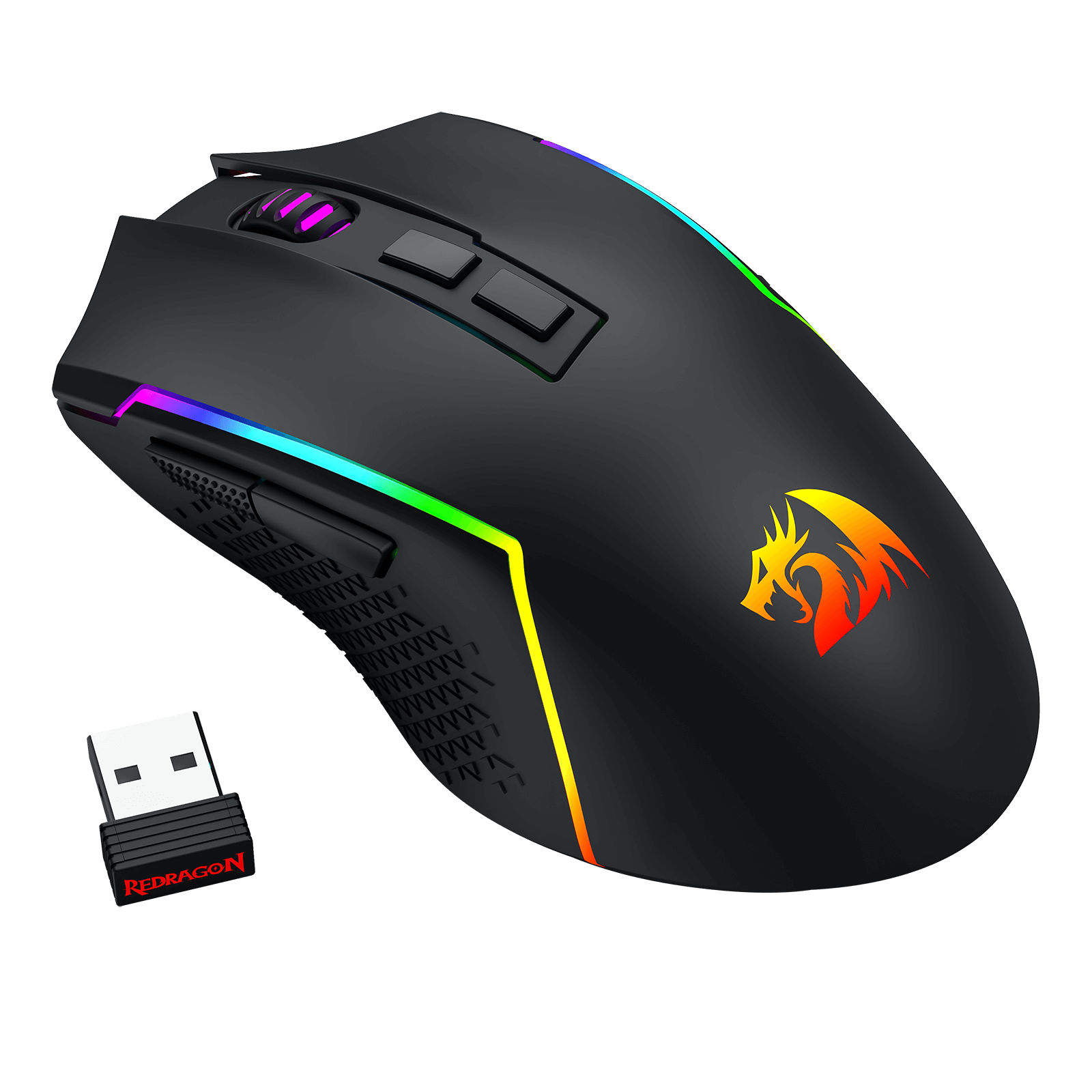 Redragon S163 3-Mode Wilreess Gaming Keyboard & Mouse Combo, 108 Keys K689 PRO RGB Gasket Keyboard and 8000 DPI M693 Gaming Mouse Bundle