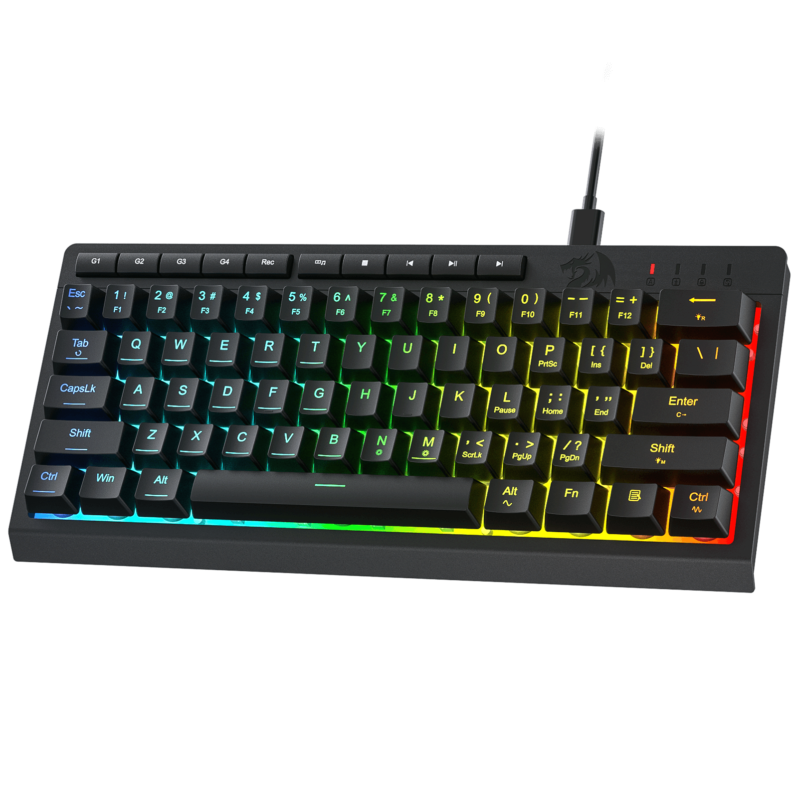 Redragon SHIVA K522 RGB 61 Keys Membrane Gaming Keyboard
