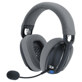 Redragon H878 3-Mode Wireless Blue LED Gaming Headset, Lightweight, 7.1 Surround Sound, 40MM Drivers, Detachable Microphone, Multi Platforms for PC, PS5/4/3, Switch, Mobile