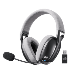 Redragon SKULD PRO H878 Wireless Gaming Headset – 3-Mode Connectivity, 7.1 Surround Sound, Noise-Cancelling Mic, Blue LED, Long Battery Life, Lightweight Design for PC, Console, and Mobile Gaming