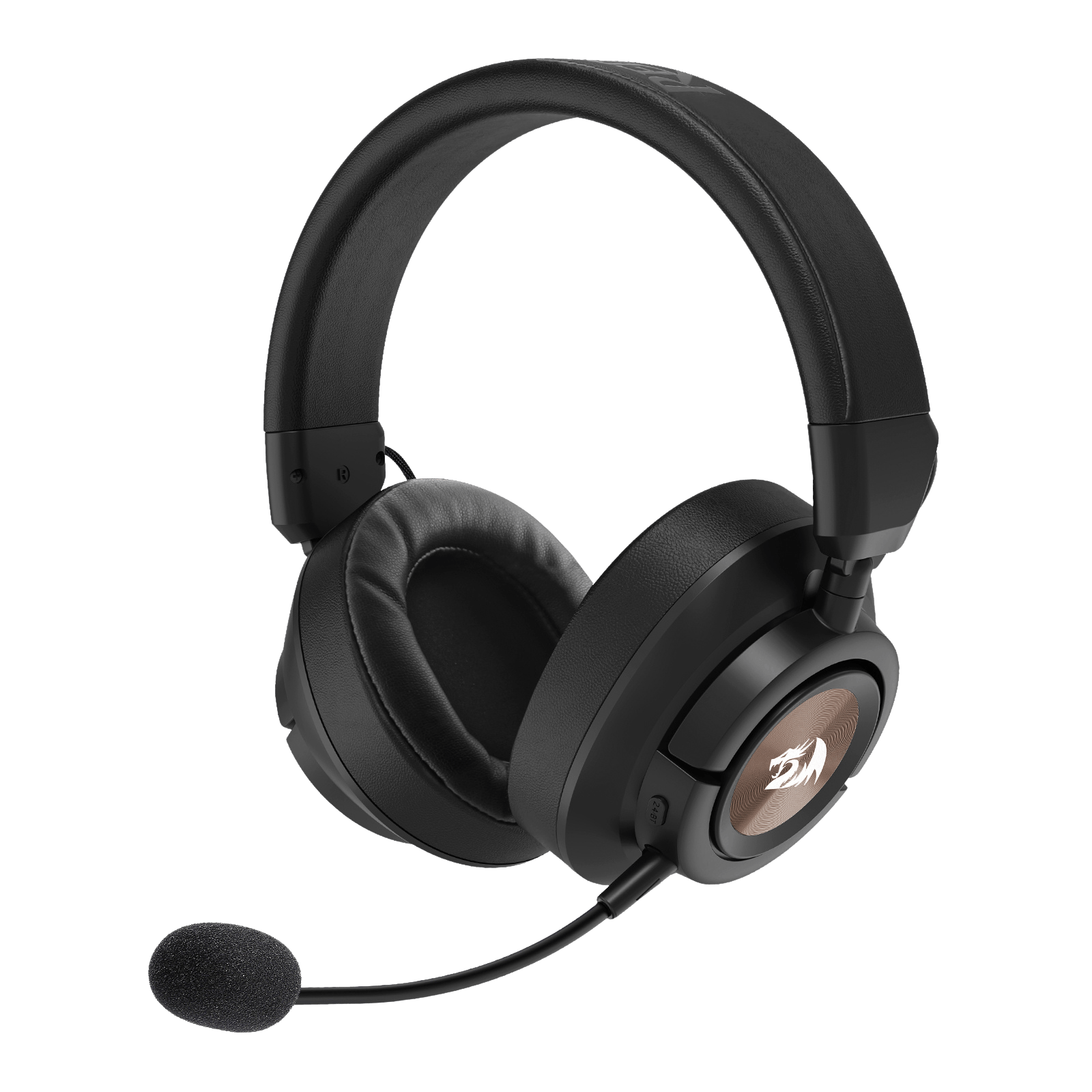 Redragon H889 Wireless Gaming Headset, 4 Connection Modes 2.4G/BT/3.5mm/USB, 53mm Drivers, Spatial Audio, 7.1 Surround Sound, Detachable Mic, Compatible with PC/PS5/PS4/NS/Xbox One/Phone