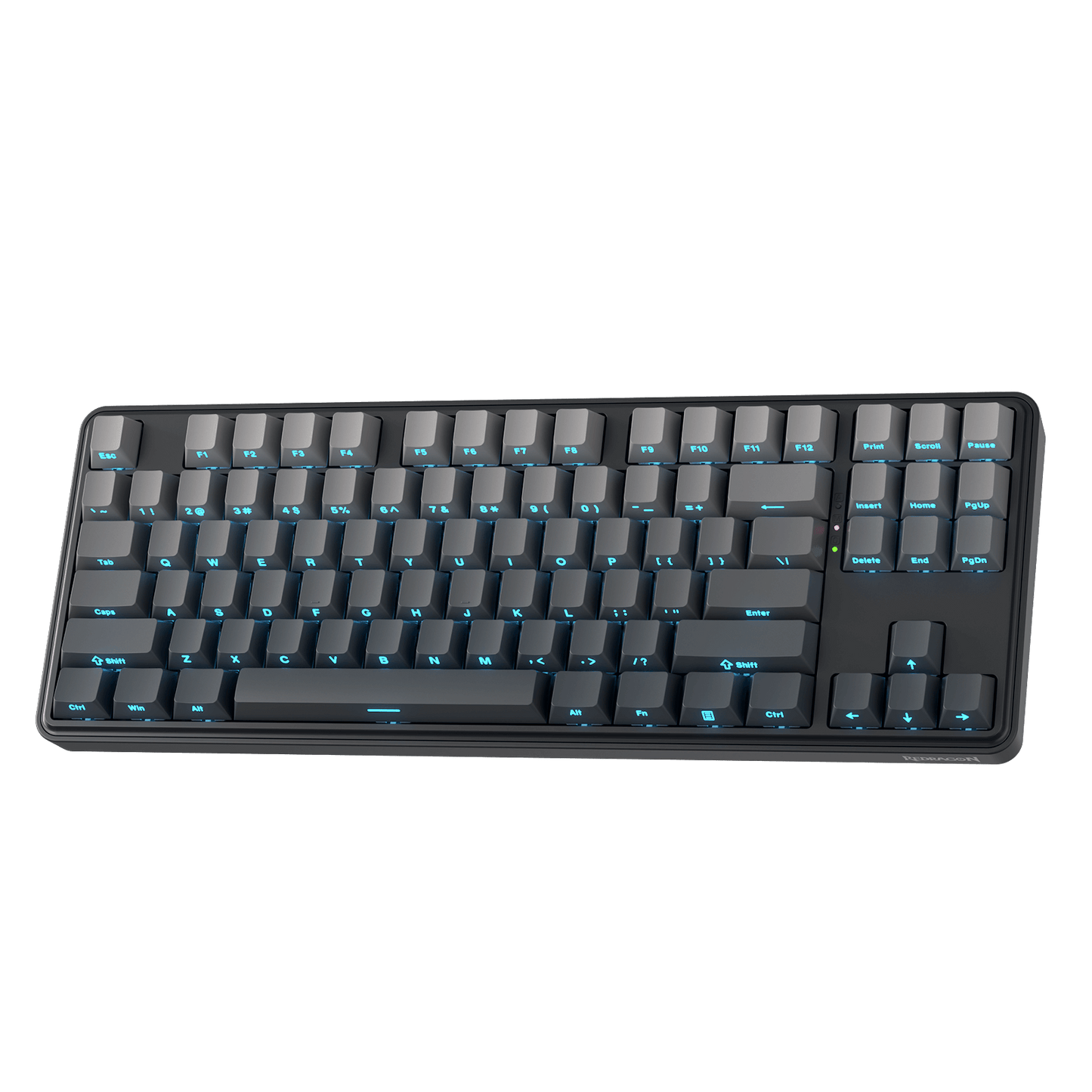 Redragon K707 PRO Gradient 80% Wireless Mechanical Gaming Keyboard – Hot-Swappable TKL with Tri-Mode (USB-C, Bluetooth 5.0, 2.4GHz), Quiet Linear Switches, Noise Dampening, Side-Printed PBT Keycaps, RGB Backlit, Customizable