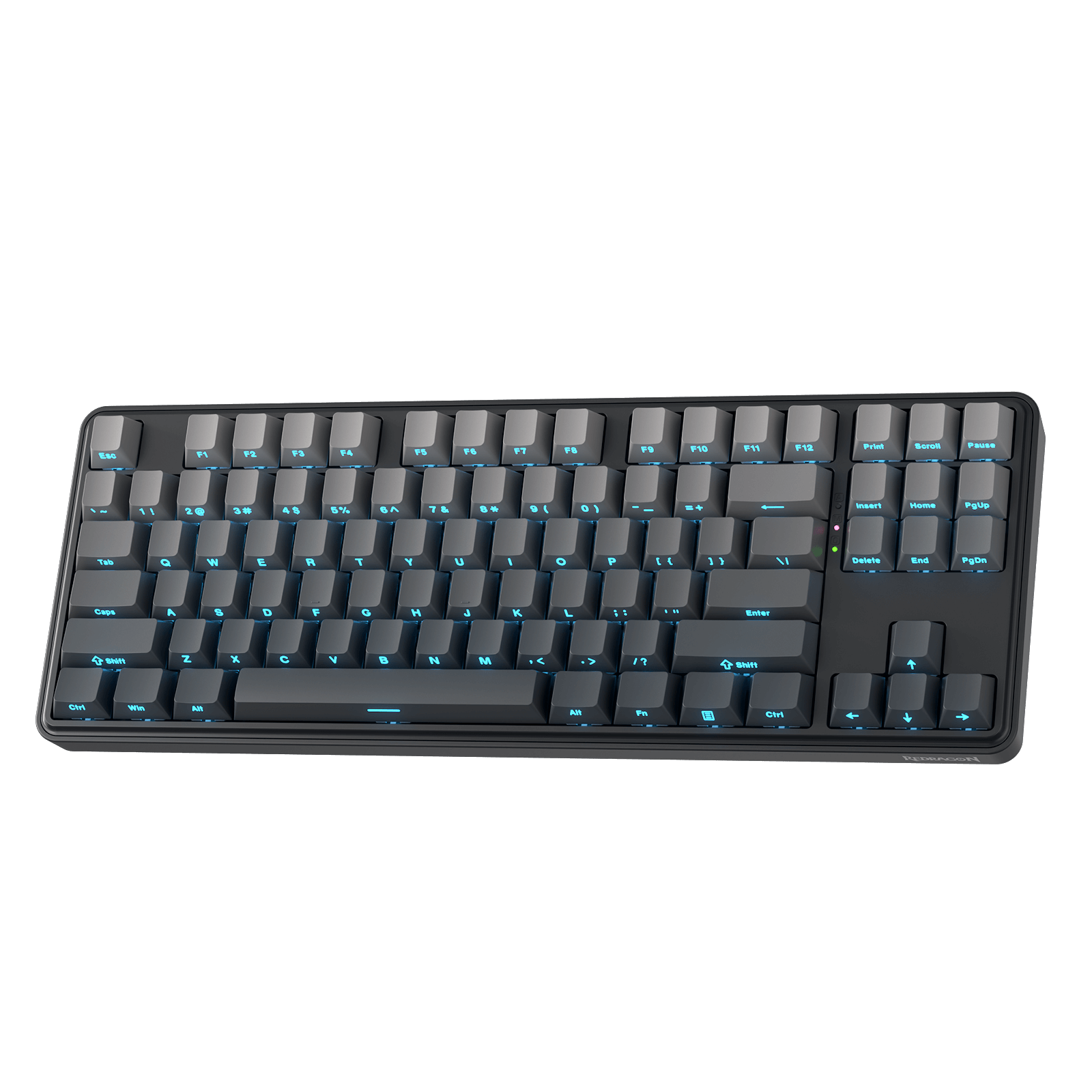 Redragon K707 PRO Gradient 80% Wireless Mechanical Gaming Keyboard – Hot-Swappable TKL with Tri-Mode (USB-C, Bluetooth 5.0, 2.4GHz), Quiet Linear Switches, Noise Dampening, Side-Printed PBT Keycaps, RGB Backlit, Customizable