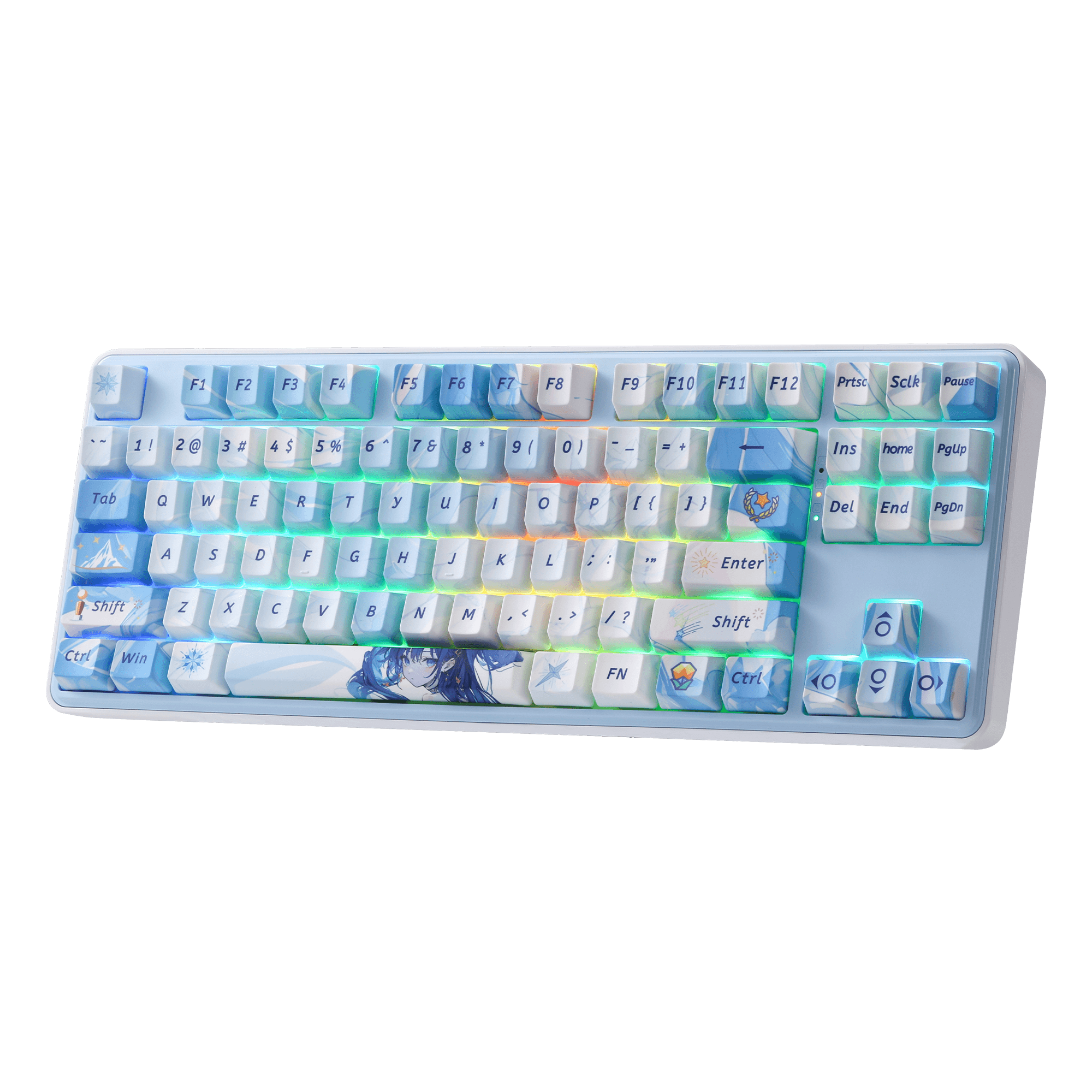 Redragon STAR BLADE K707 PRO 80% Wireless Gasket RGB Anime Gaming Keyboard
