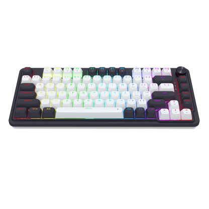 Redragon K673 HE Rapid Trigger Gaming Keyboard, 81 Keys 8K Wired Mechanical Keyboard w/Next-Gen UltraMag 100% POM Silky Magnetic Switch, Dual-Module Floating Structure Design, 2-Layer Noise Dampening