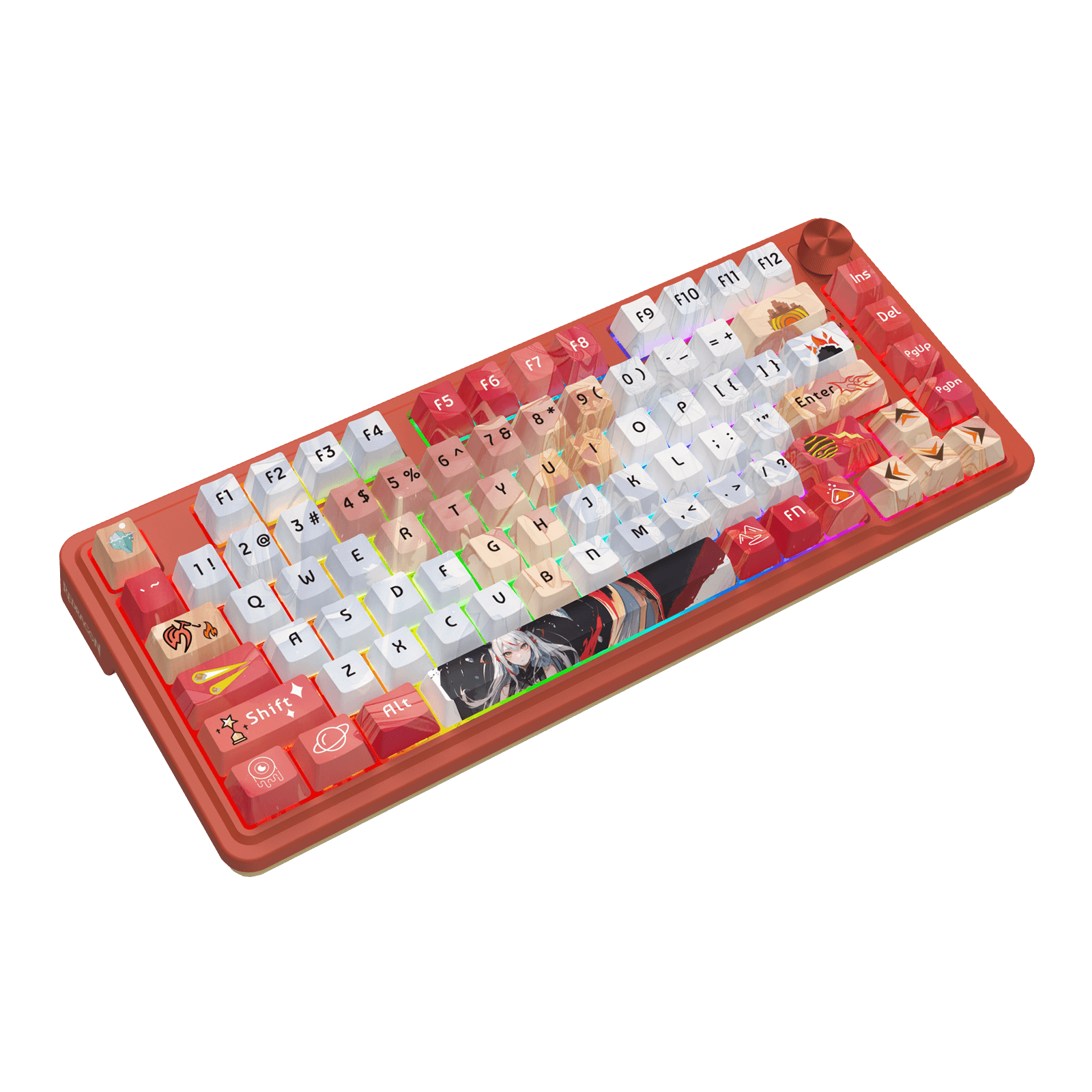 Redragon UCAL K673 PRO 75% Wireless Gasket Anime Keyboard