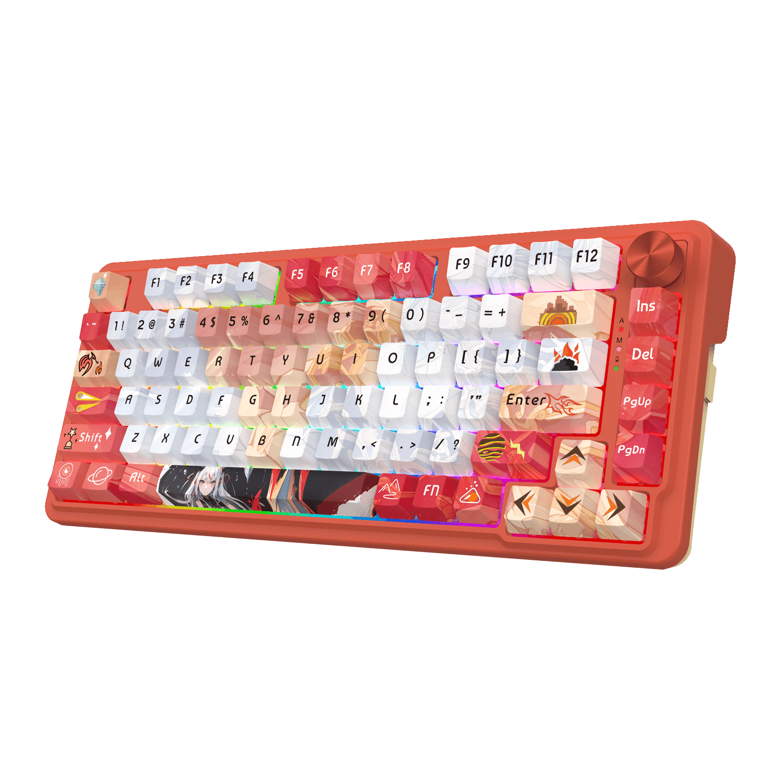 Redragon UCAL K673 PRO 75% Wireless Gasket Anime Keyboard