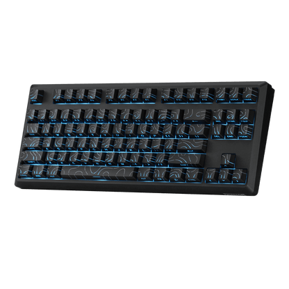 Redragon K737 PRO Wireless 87 Keys Gasket Gaming Keyboard, 80% Premium CNC Aluminum Mechanical Keyboard, Hot-Swap South-Facing LED Socket, 5-Layer Noise Dampening, Side-Printed PBT Contour Line Keycap