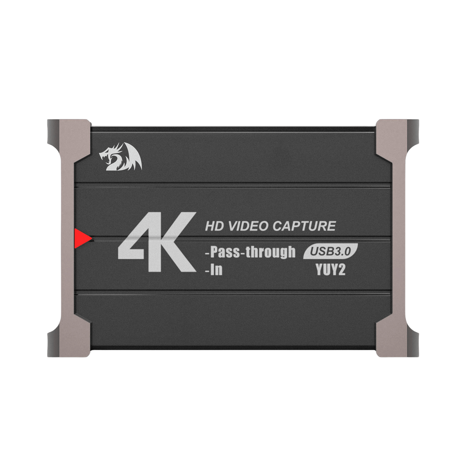 Redragon VC321 4K Video Capture Card, USB 3.0 1080p 60fps Video Capture, 4K HDMI Pass-Through, Zero-Latency Streaming, Compatible with Windows/Mac, Game Capture for PS5, Xbox, NS, DSLR, OBS