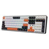 Redragon K689 PRO Wireless Gasket RGB Gaming Keyboard, 104 Keys + Extra 4 Hotkeys Mechanical Keyboard w/Upgraded Hot-swappable Socket, 5-Layer Noise Dampening, Round PBT Keycaps, Custom Linear Switch