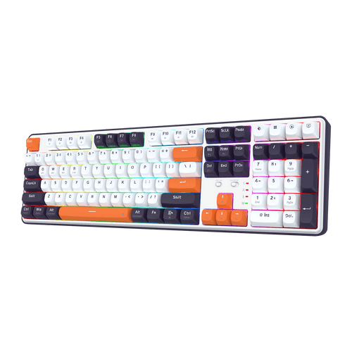 Redragon K689 PRO Wireless Gasket RGB Gaming Keyboard, 104 Keys + Extra 4 Hotkeys Mechanical Keyboard w/Upgraded Hot-swappable Socket, 5-Layer Noise Dampening, Round PBT Keycaps, Custom Linear Switch