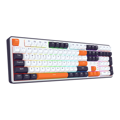 Redragon K689 PRO Wireless Gasket RGB Gaming Keyboard, 104 Keys + Extra 4 Hotkeys Mechanical Keyboard w/Upgraded Hot-swappable Socket, 5-Layer Noise Dampening, Round PBT Keycaps, Custom Linear Switch