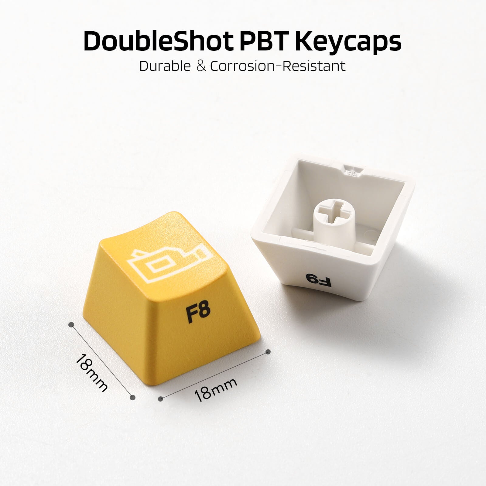 Redragon 108-Key OEM Profile PBT Double Shot Keycaps