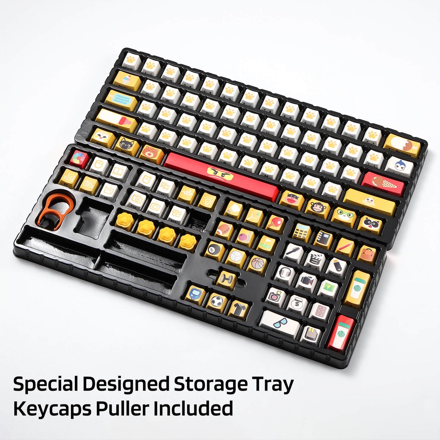 Redragon 108-Key OEM Profile PBT Double Shot Keycaps