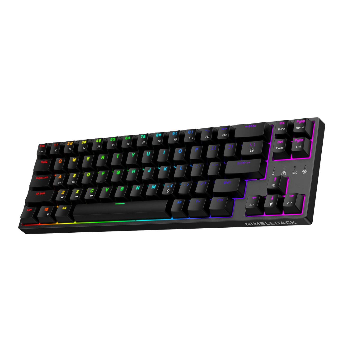 Redragon X LTC NB681 68-Key Wired Mechanical Keyboard, 65% Compact Layout, Hot-Swappable MX-Style Switches, RGB Backlit, USB-A & Type-C Ports, Gaming & Typing